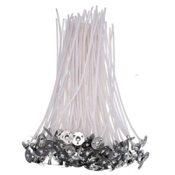 6 Inch Waxed Candle Wicks 