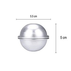 Medium Aluminium Bath Bomb Mold