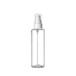 2 Oz Square PET Bottle With White Treatment Pump
