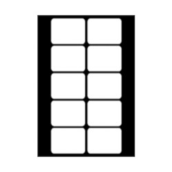 10 UP Paper Labels (NON GLOSSY)