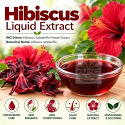 Hibiscus Liquid Extract Cosmetic