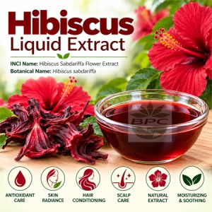 Hibiscus Liquid Extract Cosmetic