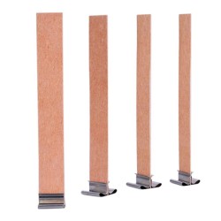 Wooden Candle Wicks 12cm X 4 Sizes SET