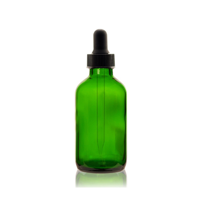 2 Oz Green Bottle With Black Atomizer