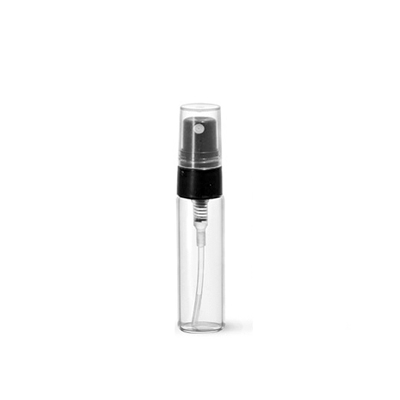 5 ml Clear Glass With Black Atomizer