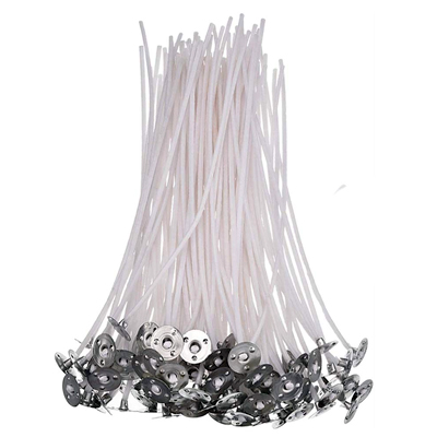 6 Inch Waxed Candle Wicks 