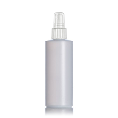 8 Oz Natural Cylinder With White Sprayer