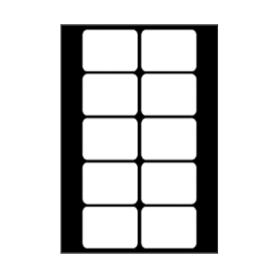 10 UP Paper Labels (NON GLOSSY)