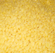 Beeswax Yellow Beads